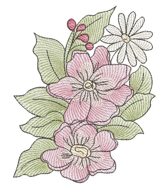 HIBISCUS FLOWERS - Sewing, Crafting, Embroidery, Gifting
