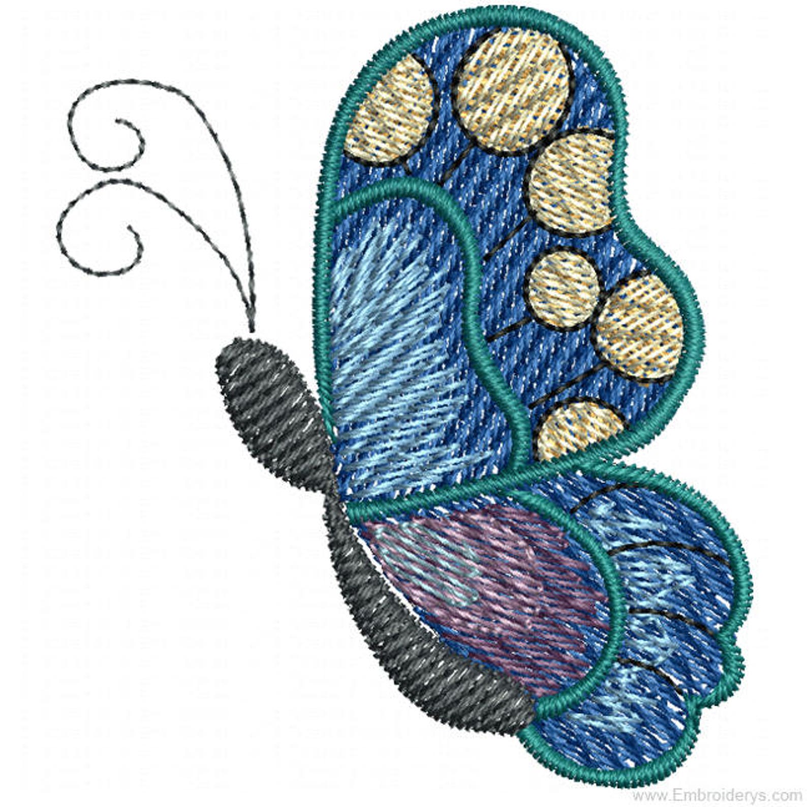 Elegant butterfly machine embroidery design  etsy Elegant butterfly machine embroidery design  etsy