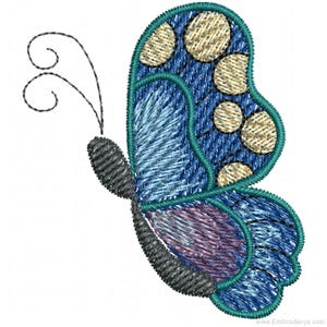 Elegant BUTTERFLY EMBROIDERY Machine Embroidery Design image 2