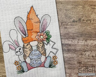 OSTERFREUNDE WICHTEL Stickdatei - Wichtel, Frühling, Ostern- Stickdatei Maschinenstickerei