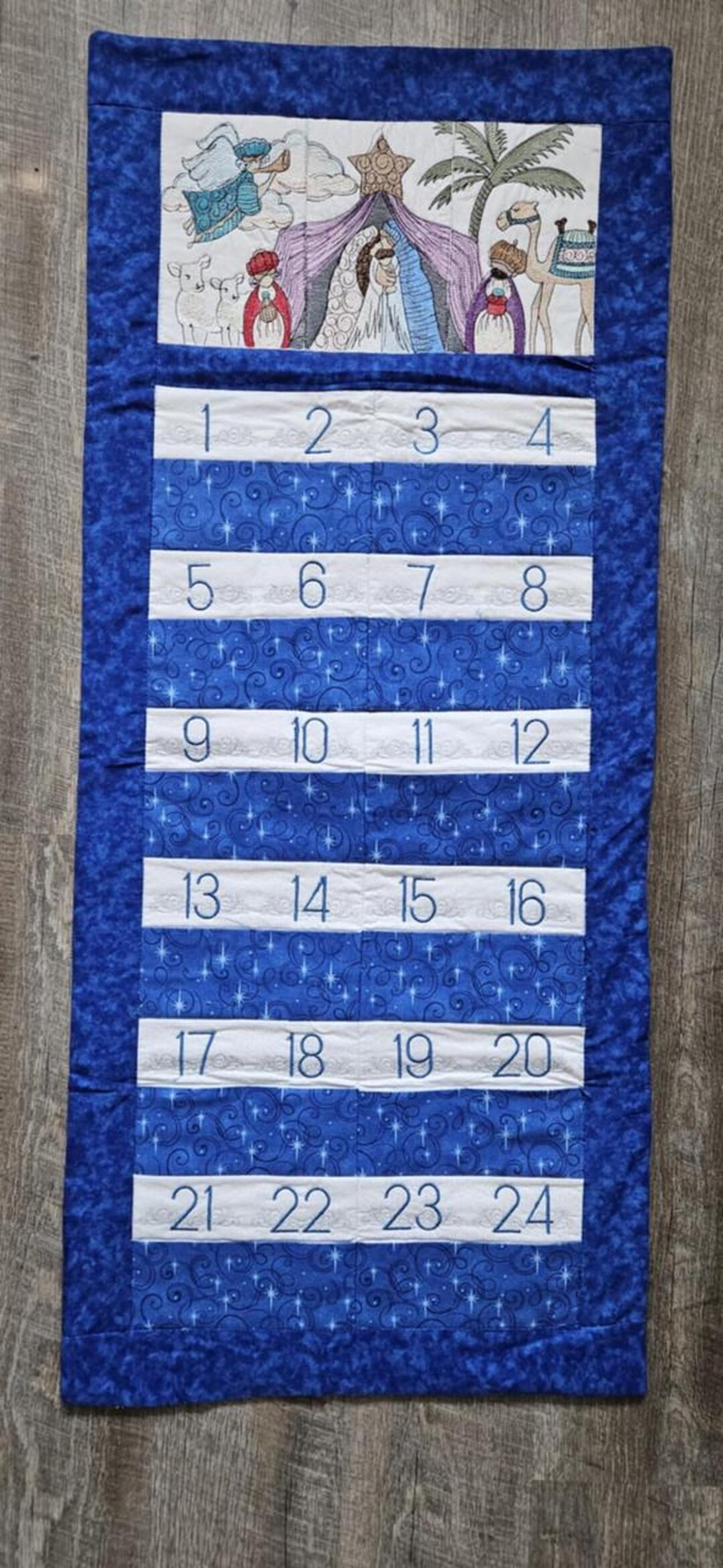 NATIVITY ADVENT CALENDAR - Sewing, Crafting, Embroidery, Gifting