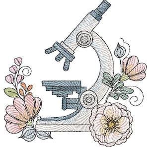 Microscope - Sewing, Crafting, Embroidery, Gifting - Downloadable Machine Embroidery