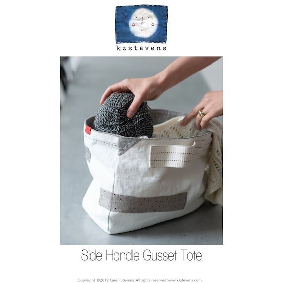 Gusset tote sale