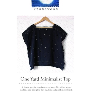 PDF Sewing Pattern - One Yard Minimalist Top