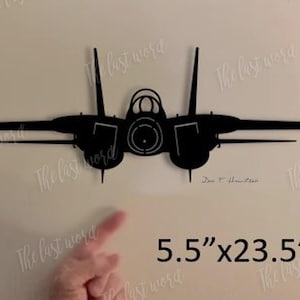 F-14 Tomcat Naval Fighting Aircraft - Gear Up! (no fan blades)