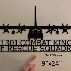 HC-130J Combat King II 39th Rescue Squadron Aircraft wall art