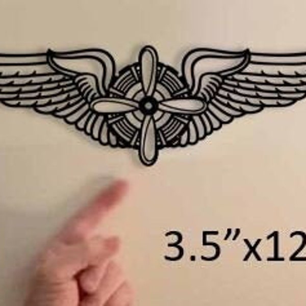 USAF Flight Engineer Wings Silhouette - you earned it...display it!