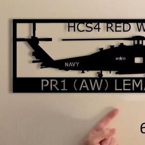 HCS4 RED WOLVES - HH60H Seahawk - Special Warfare Helicopter