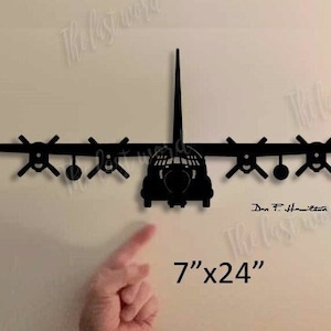 C-130H Hercules 4-blade Prop Aircraft Wall Art -