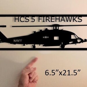 HCS5 Firehawks - HH60H Seahawk - Special Warfare Helicopter