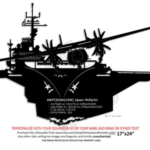 C2 (R) Greyhound COD Launched from Carrier - Retirement Personalized