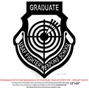 USAF Fighter Weapons School Graduate Patch...you earned it!