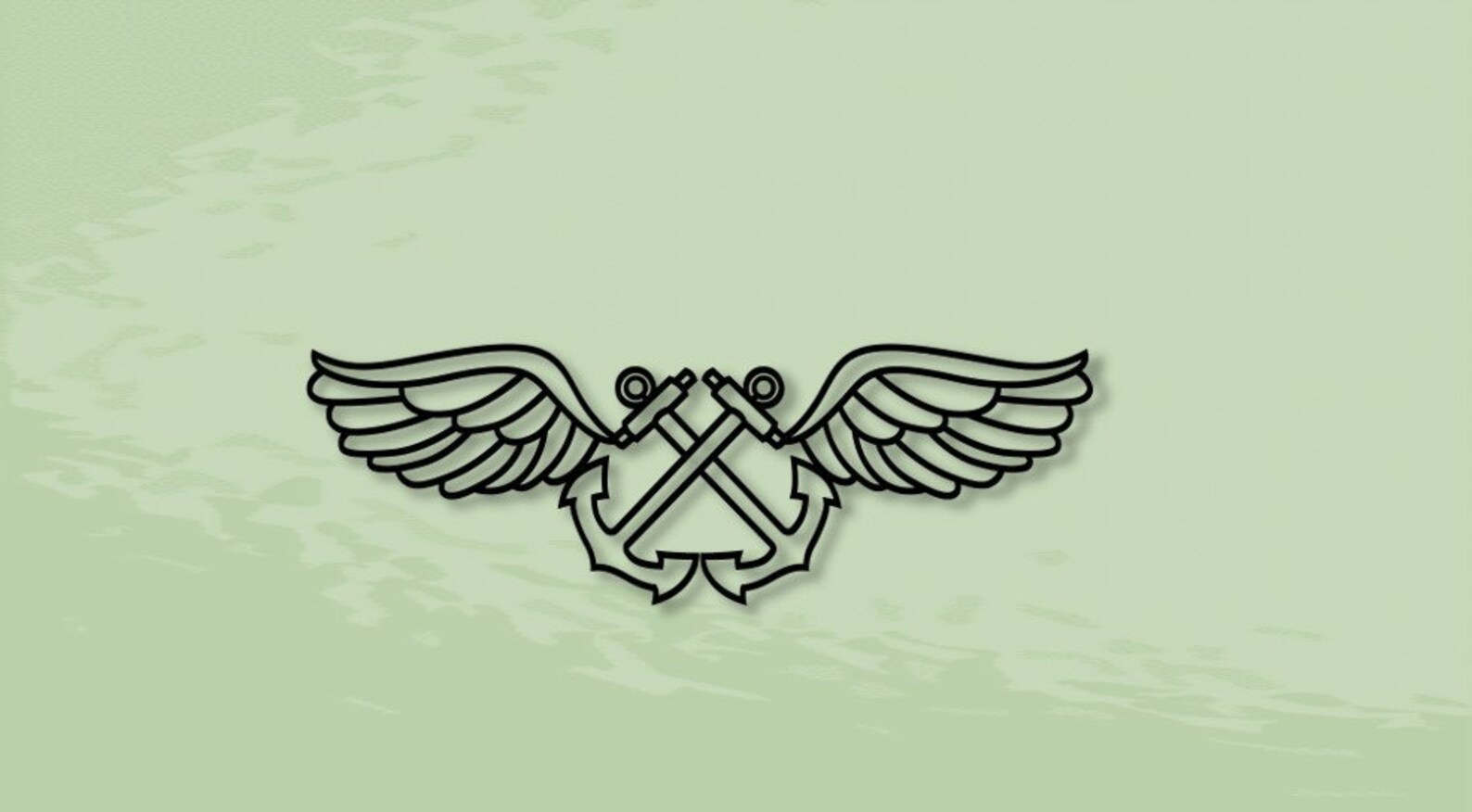 ABH Wings aviation Boatswain's Mate Silhouette Etsy