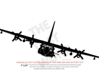 AC-130W Gunship Aircraft wall art