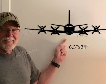 P3C Orion Gear Up Naval Aircraft wall art