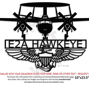 E-2A Hawkeye (4-blade), Northrup Grumman w/Naval Aviator Wings - Airborne Early Warning (AEW) aircraft