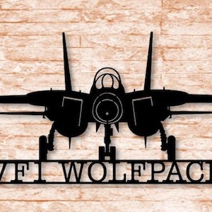 F-14 VF-1 Wolfpack Naval Fighting Aircraft (no fan blades)
