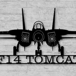 F-14 Tomcat Naval Fighting Aircraft (w/ fan blades)