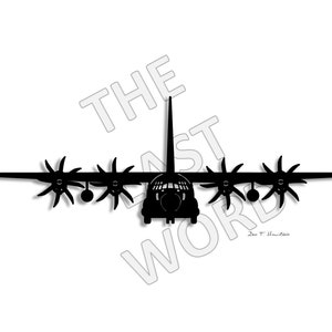 C-130 Hercules 8-blade Prop Aircraft Wall Art - Etsy