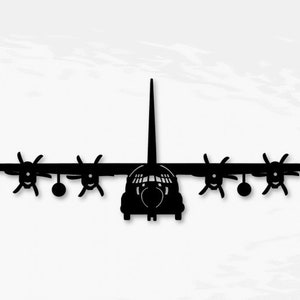 KC-130J Hercules 6-blade Prop Aircraft wall art