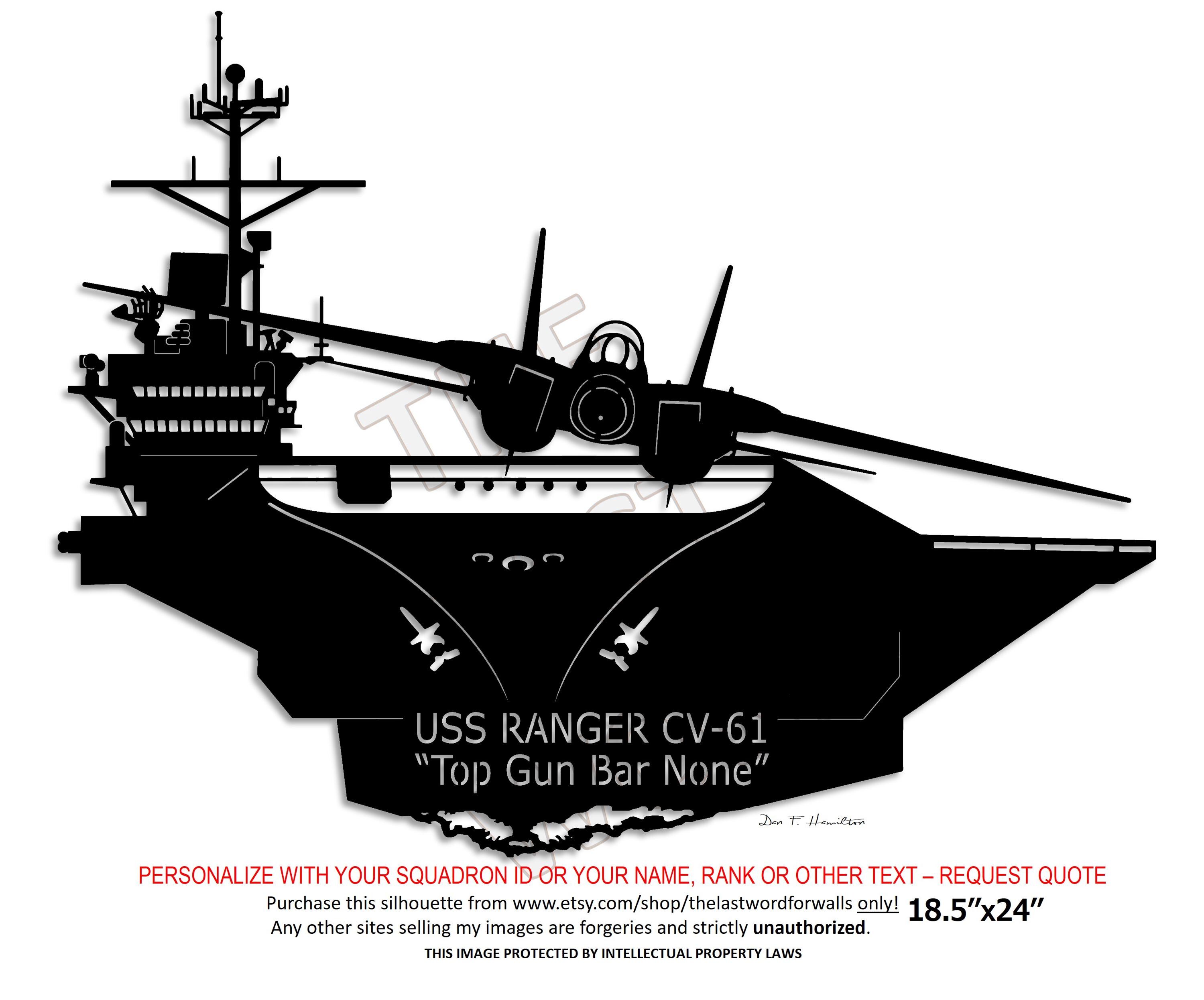 Uss Ranger Cv 61 - Etsy
