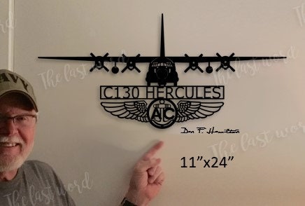 C130 Loadmaster with Aircrew Wings wall art you earned it -  Portugal