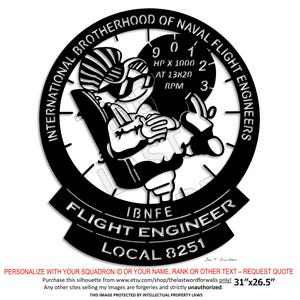 IBNFE Local 8251 XL Insignia Silhouette