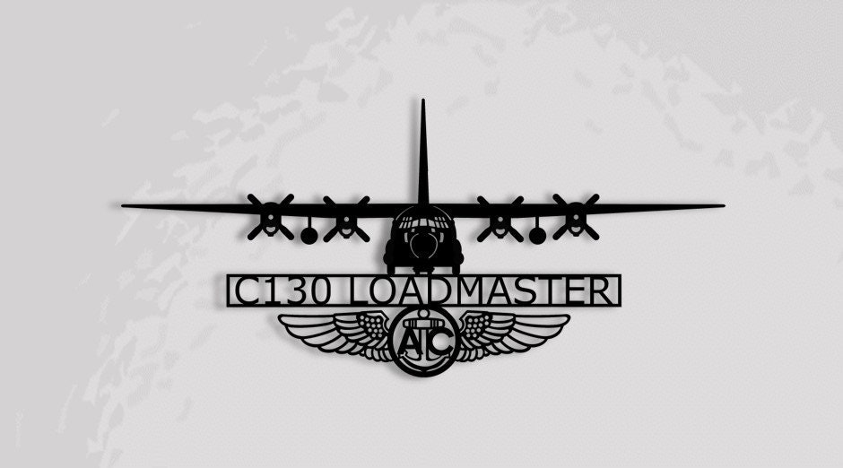 C130 Loadmaster with Aircrew Wings wall art you earned it -  Portugal