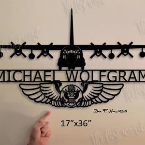 C130 Loadmaster with Aircrew Wings wall art you earned it 