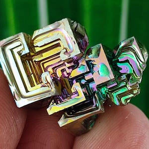 Amazing Rainbow Bismuth Cluster,Bismuth Specimen,Bismuth Crystal,Lab Grown Stone,Home Decor,Colourful Crystal,Bismuth,Bismuth Colourful