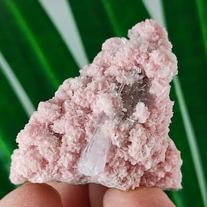 Rare Rhodochrosite with Quartz  from Davidkovo ore Filed,Bulgaria,Pink Crystal,Rodochrosite Crystal,Stone,Top Pink color