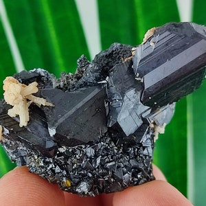 Sphalerite with Calcite from Krushev dol  mine,Madan ore field,Rhodope Mts,Smolyan Oblast,Bulgaria,Minerals,Crystals,Gemstone,Gemstones,N9