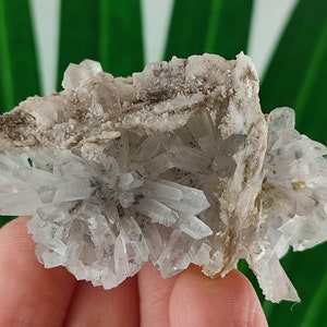 Transparent Quartz with Calcite from 9th September mine,Madan,Bulgaria,Natural Crystal,Home Decor, Energy Crystal,Cluster,Bulgarian,N38