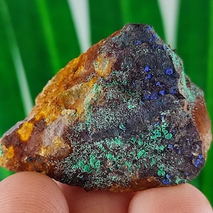 Sehr schöner Azurit aus Marokko, Naturkristall, Wohnkultur, Energiekristall, Cluster, Mineralien und Kristalle, besonderes Geschenk, blauer Kristall,