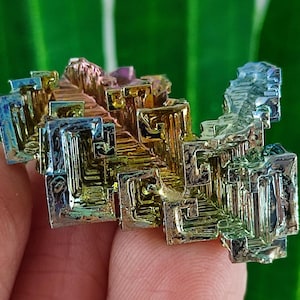Amazing Rainbow Bismuth Cluster,Bismuth Specimen,Bismuth Crystal,Lab Grown Stone,Home Decor,Colourful Crystal,Bismuth,Bismuth Colourful