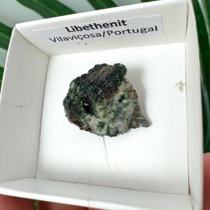 Rare Libethenite from Portugal,Mineral,Specimen,Libethenite