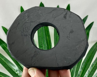 Large Shungite Stand for Ball, Shungite Sphere Holder Type,large and Medium Sphere Stand,Sphere Holder,stand Large Medium,Shungite Stand