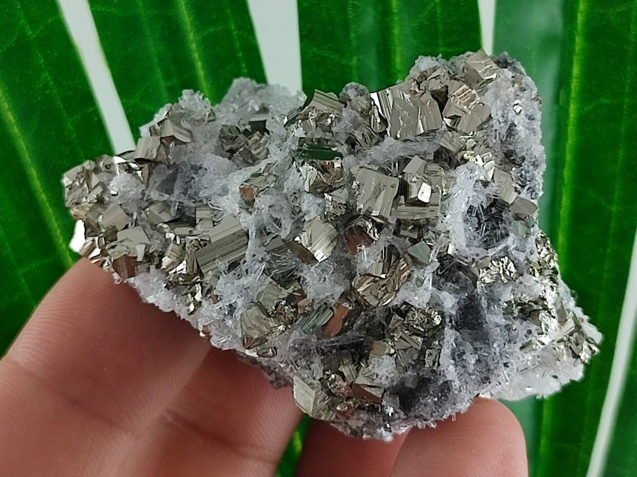 Wonderful Quartz with Pyrite from Krushev dol mine,Madan ore field,Rhodope Mts,Smolyan Oblast,Bulgaria,Minerals,Crystals,Gemstone Gemstone