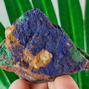 Sehr schöner Azurit aus Marokko, Naturkristall, Wohnkultur, Energiekristall, Cluster, Mineralien und Kristalle, besonderes Geschenk, blauer Kristall,