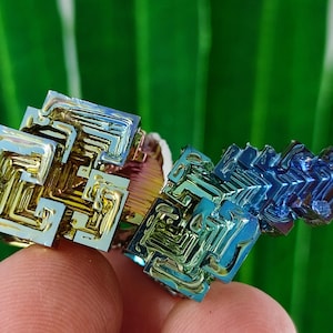 Amazing Rainbow Bismuth Cluster,Bismuth Specimen,Bismuth Crystal,Lab Grown Stone,Home Decor,Colourful Crystal,Bismuth,Bismuth Colourful
