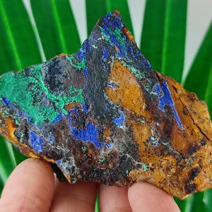 Sehr schöner Azurit aus Marokko, Naturkristall, Wohnkultur, Energiekristall, Cluster, Mineralien und Kristalle, besonderes Geschenk, blauer Kristall,