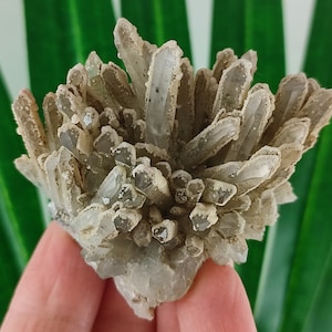 Transparent Quartz with Calcite from 9th September mine,Madan,Bulgaria,Natural Crystal,Home Decor, Energy Crystal,Cluster,Bulgarian,N38