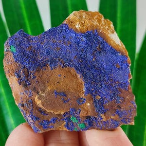 Sehr schöner Azurit aus Marokko, Naturkristall, Wohnkultur, Energiekristall, Cluster, Mineralien und Kristalle, besonderes Geschenk, blauer Kristall,