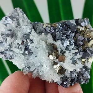 Beautiful Quartz with Galena,Pyrite and Sphalerite from Krushev dol mine,Madan ore field,Rhodope Mts,Smolyan Oblast,Crystals,N56