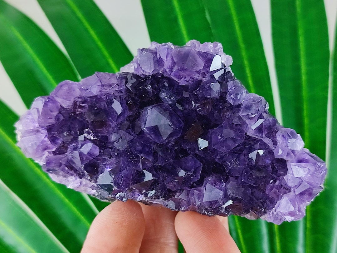 ウルグアイ産アメジストクラスター：紫水晶標本、室内装飾 - Etsy 日本