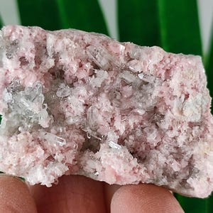 Rare Rhodochrosite with Quartz  from Davidkovo ore Filed,Bulgaria,Pink Crystal,Rodochrosite Crystal,Stone,Top Pink color