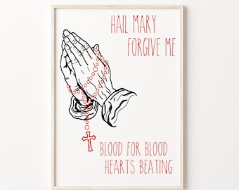 Pierce the Veil 'King for a Day' Lyric Inspired Print A4 A5