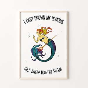 Bring Me The Horizon 'Can't You Feel' Lyric Inspired Print