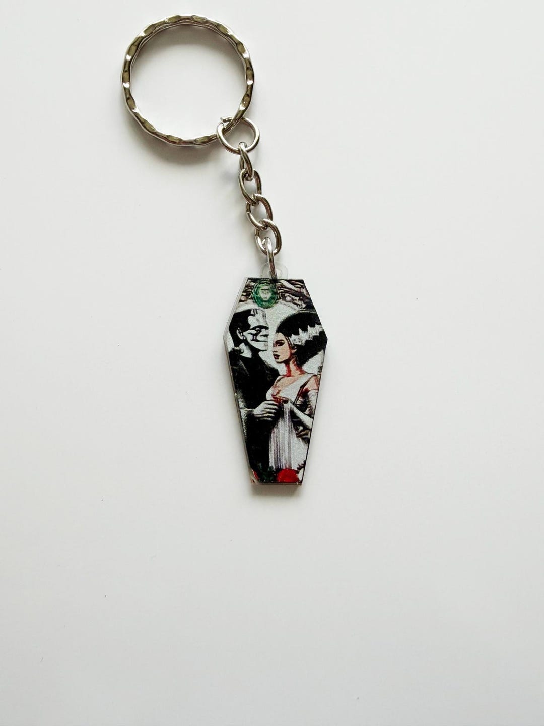Frankenstein Bride 3D Keyring / Keychain - Emo Goth Alt Tattoo Spooky ...