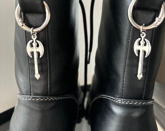 Mini Axe Boot Charms | Goth Söta retro 90-tals Martens